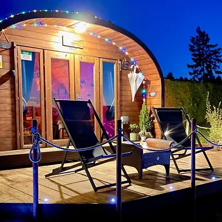 Finn Village - Loch Lomond Sunset Glamping Pod - Private Ofuro Hot Tub Drymen Exterior photo