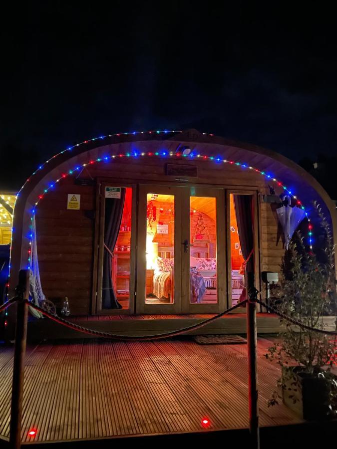 Finn Village - Loch Lomond Sunset Glamping Pod - Private Ofuro Hot Tub Apartment Drymen