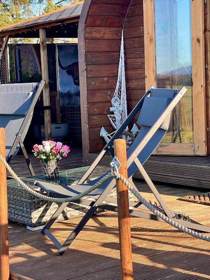 Finn Village - Loch Lomond Sunset Glamping Pod - Private Ofuro Hot Tub Apartment