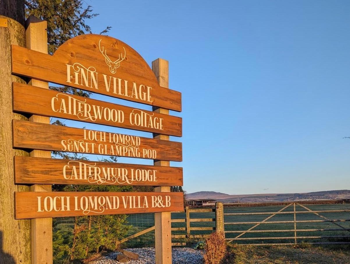 Apartment Finn Village - Loch Lomond Sunset Glamping Pod - Private Ofuro Hot Tub Drymen