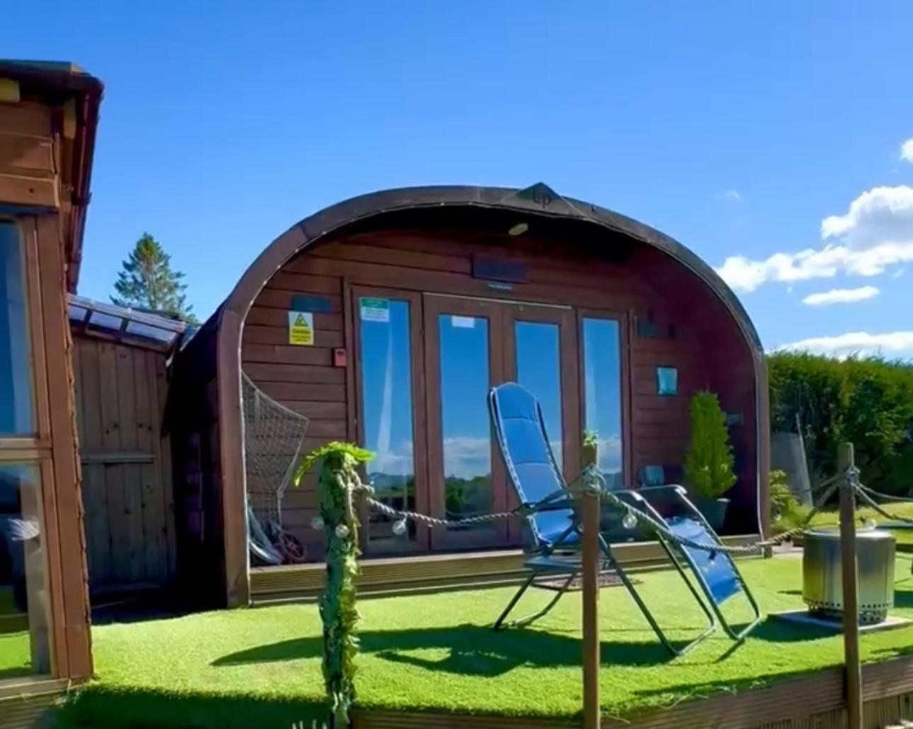 Finn Village - Loch Lomond Sunset Glamping Pod - Private Ofuro Hot Tub Apartment